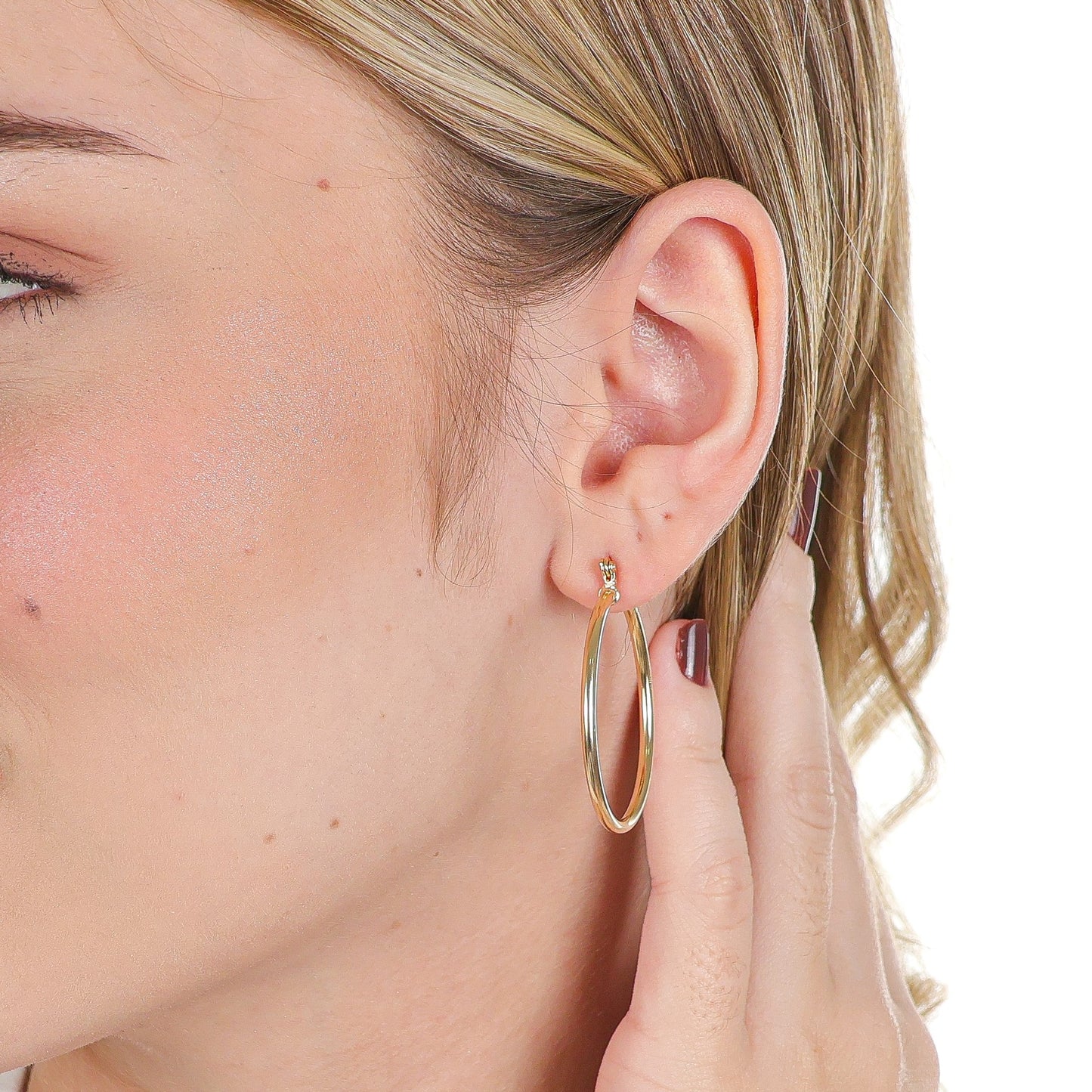 Grace Perfect Fit Hoops Gold