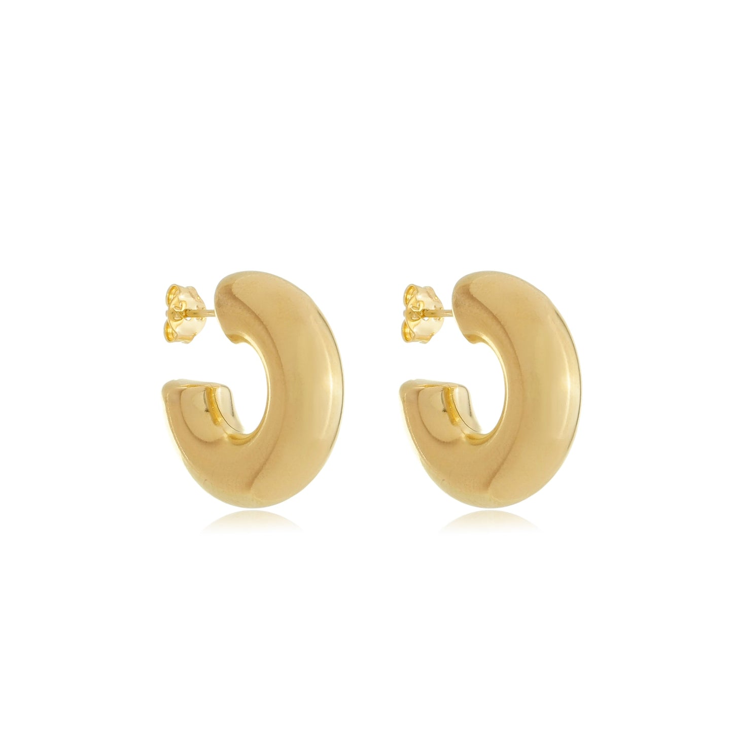 Bold Horizon Hoop Gold
