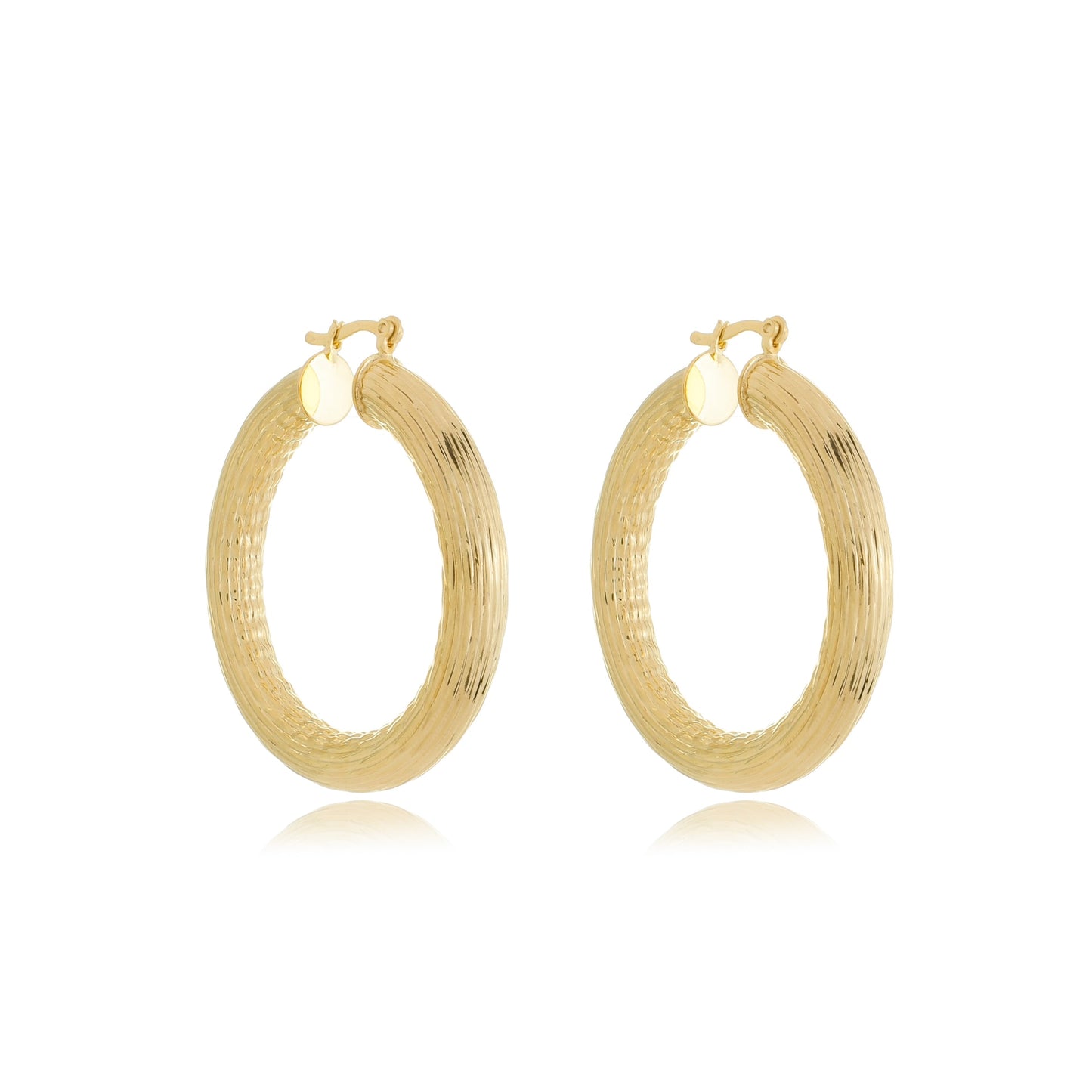 Tropicalia Groove Hoops Gold