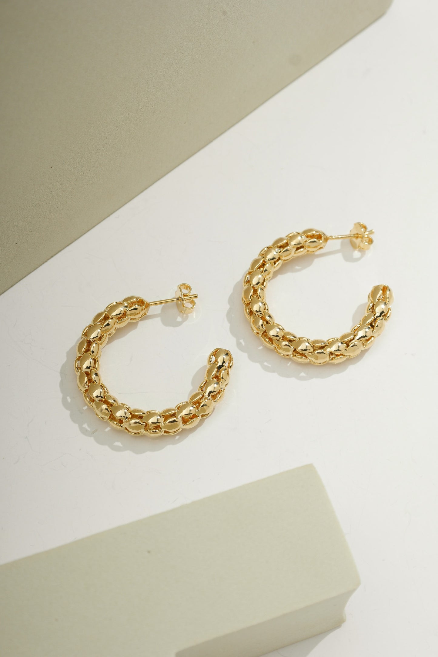 Reef Radiance Hoops Gold