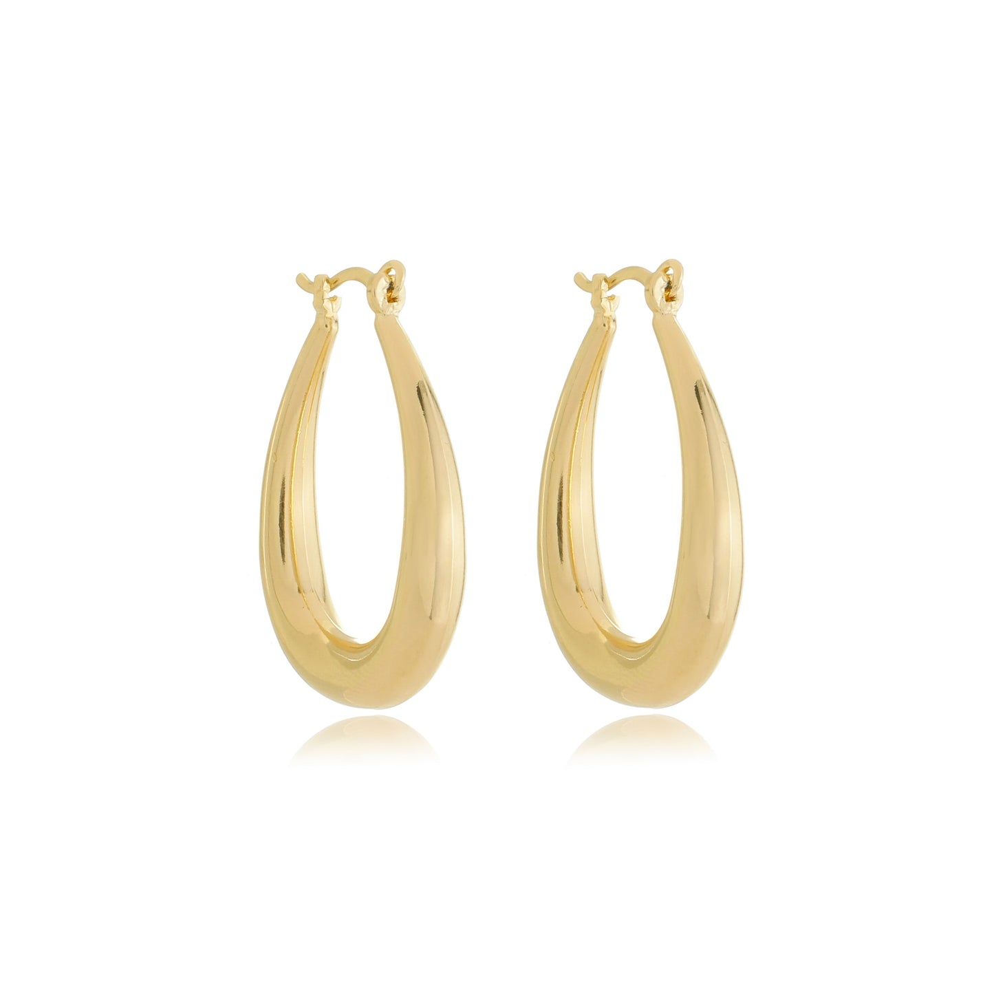 Teardrop Perfect Fit Hoop Earrings