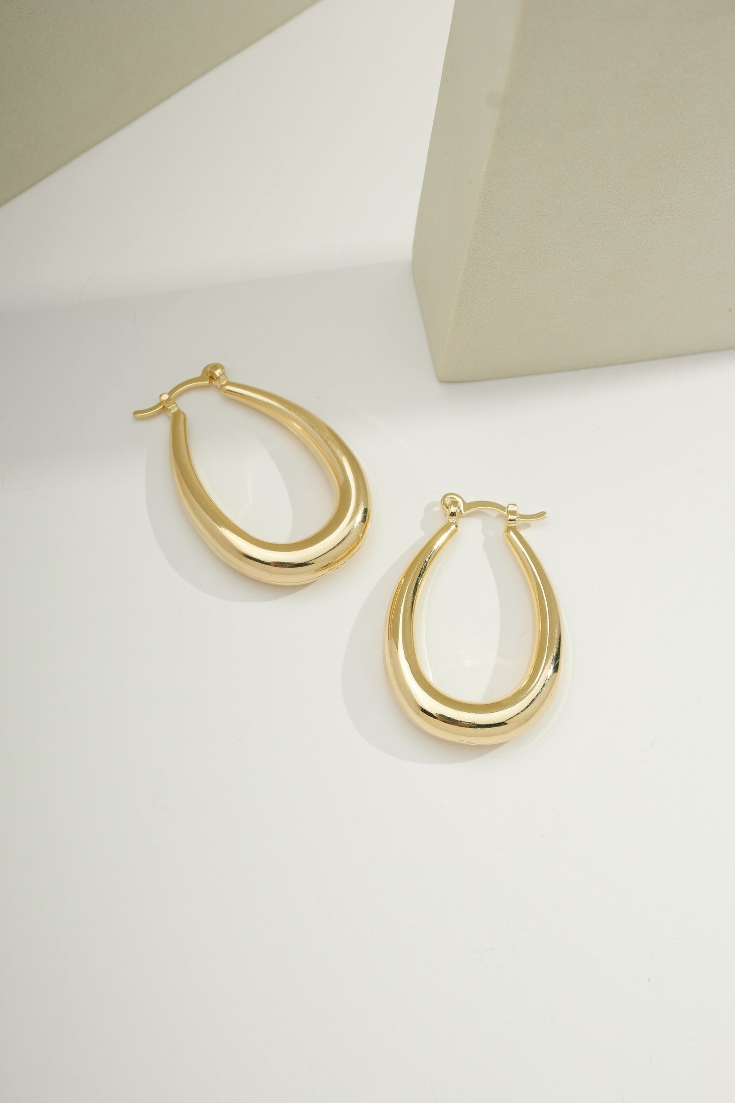 Teardrop Perfect Fit Hoop Earrings