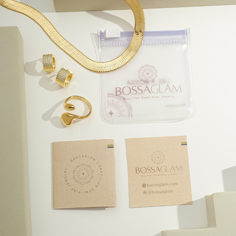 Teardrop Click-top Hoop Gold