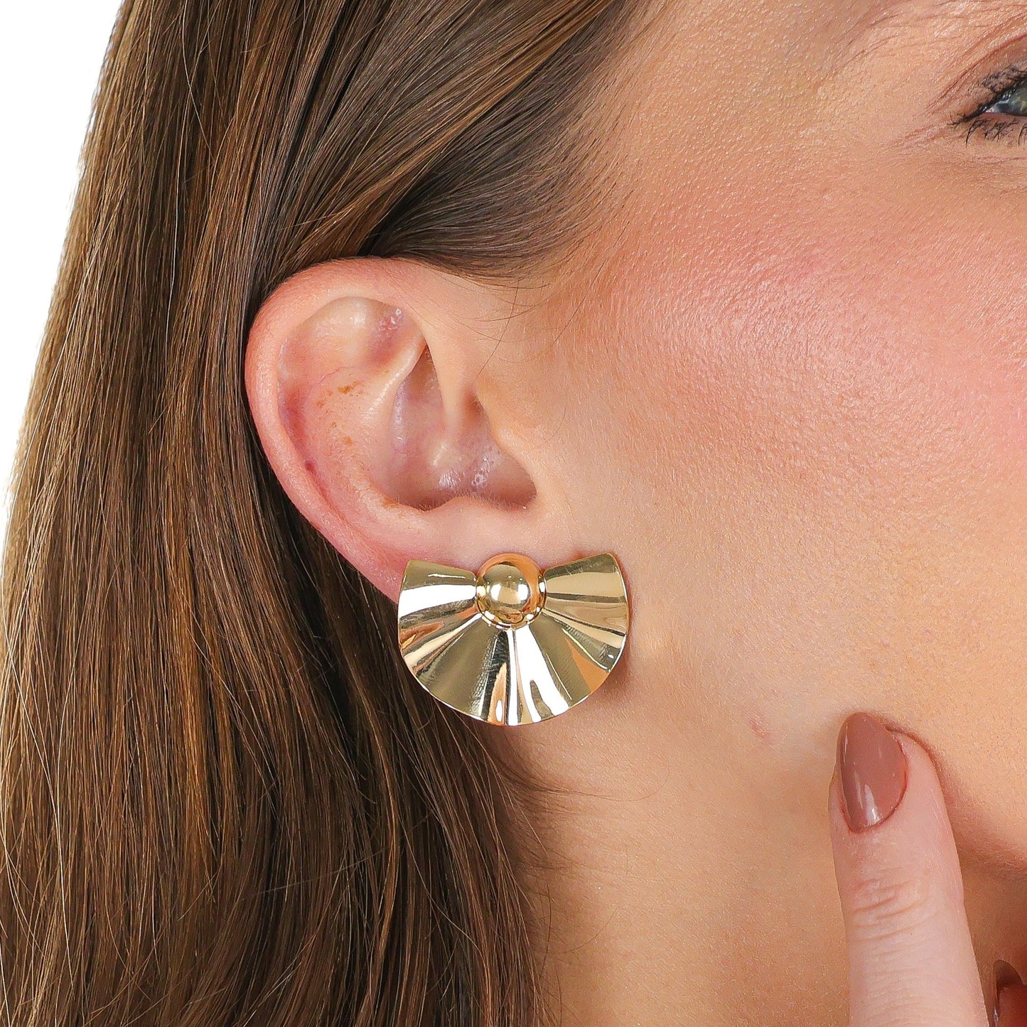 Sunburst Earrings Gold