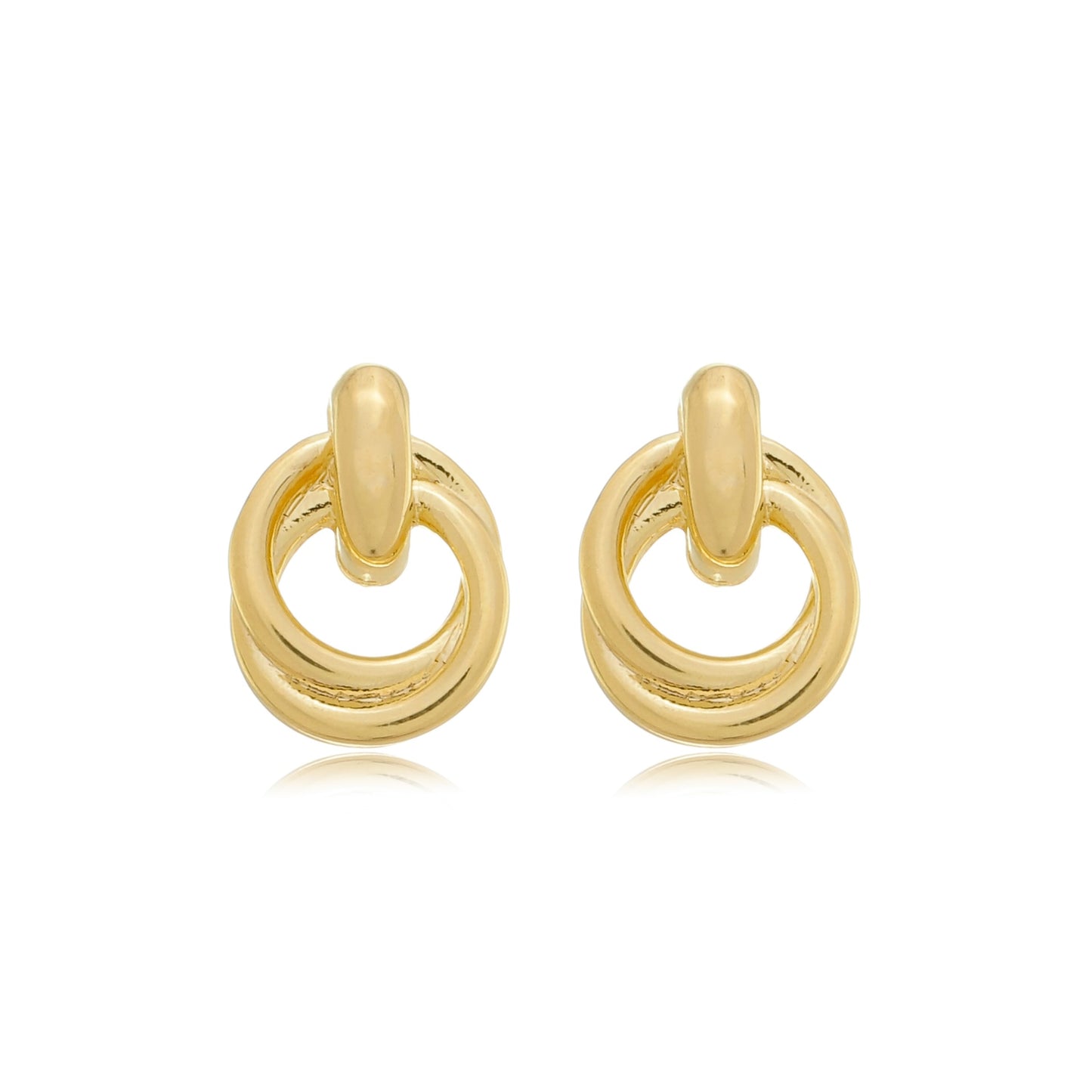 Double Knot Earring Gold