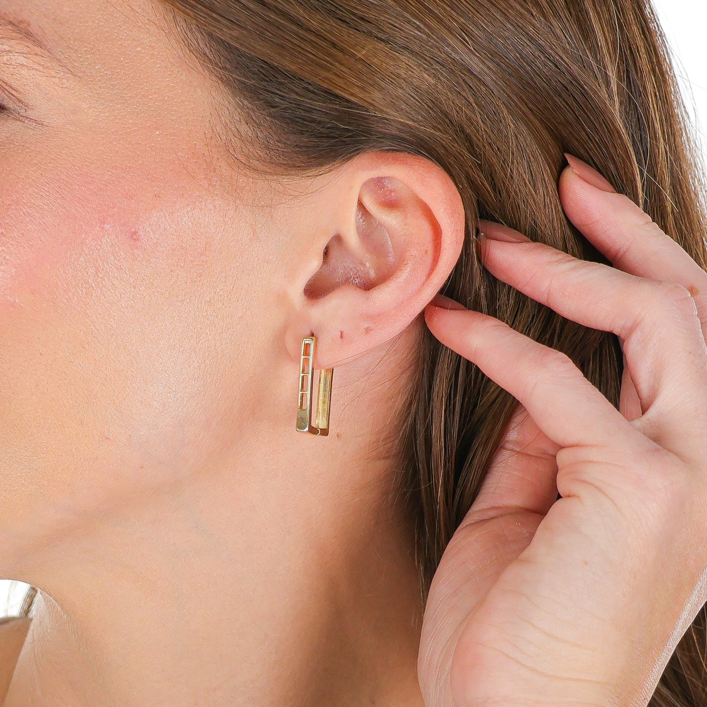 Lisa Hollow Hoops
