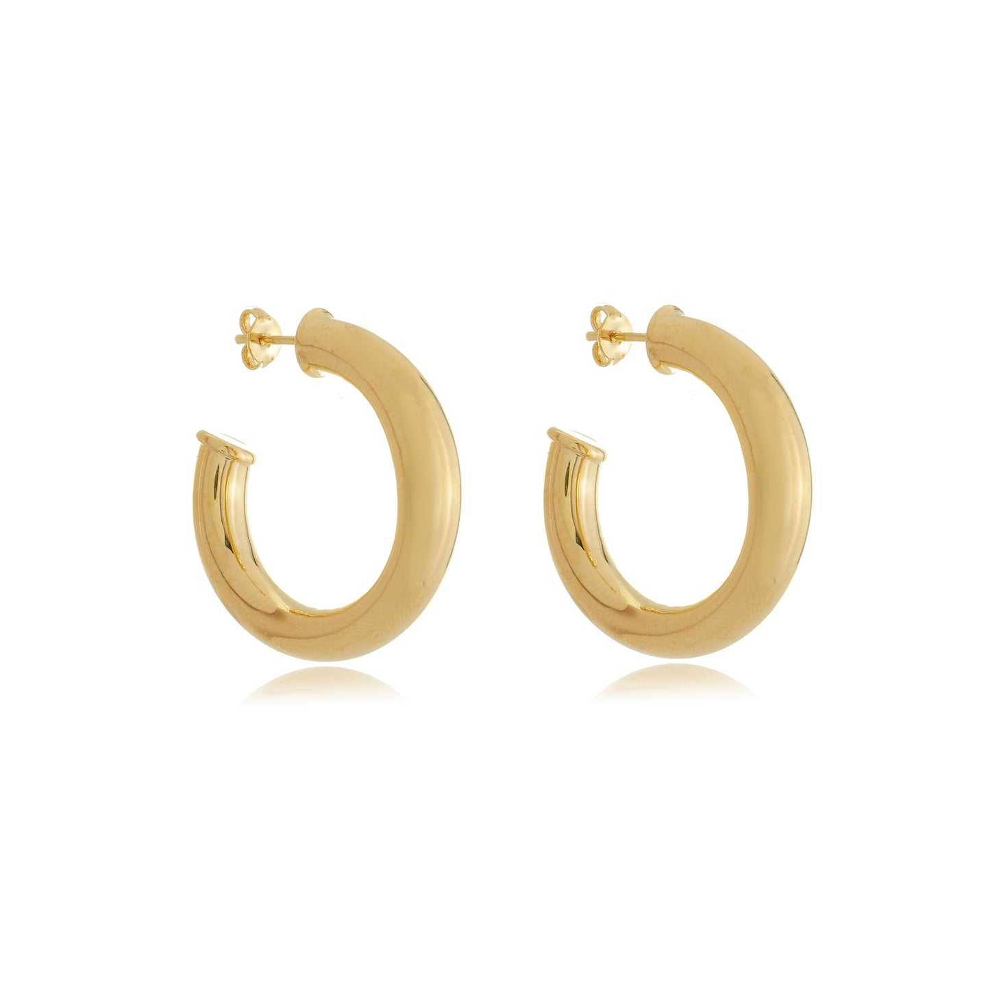 Classic Chunky Hoop Earrings