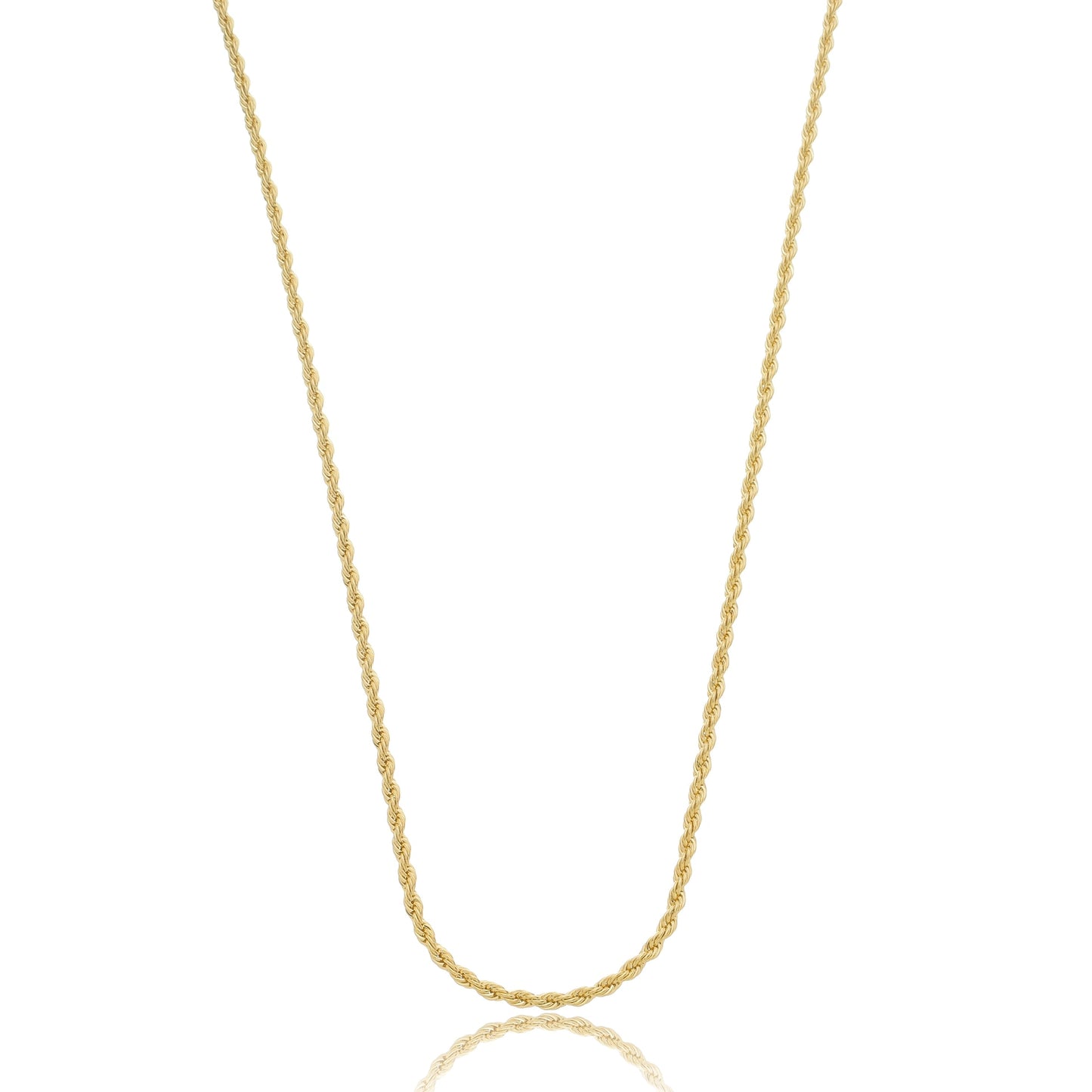 Regular Classic Rope Chain Gold / 18"