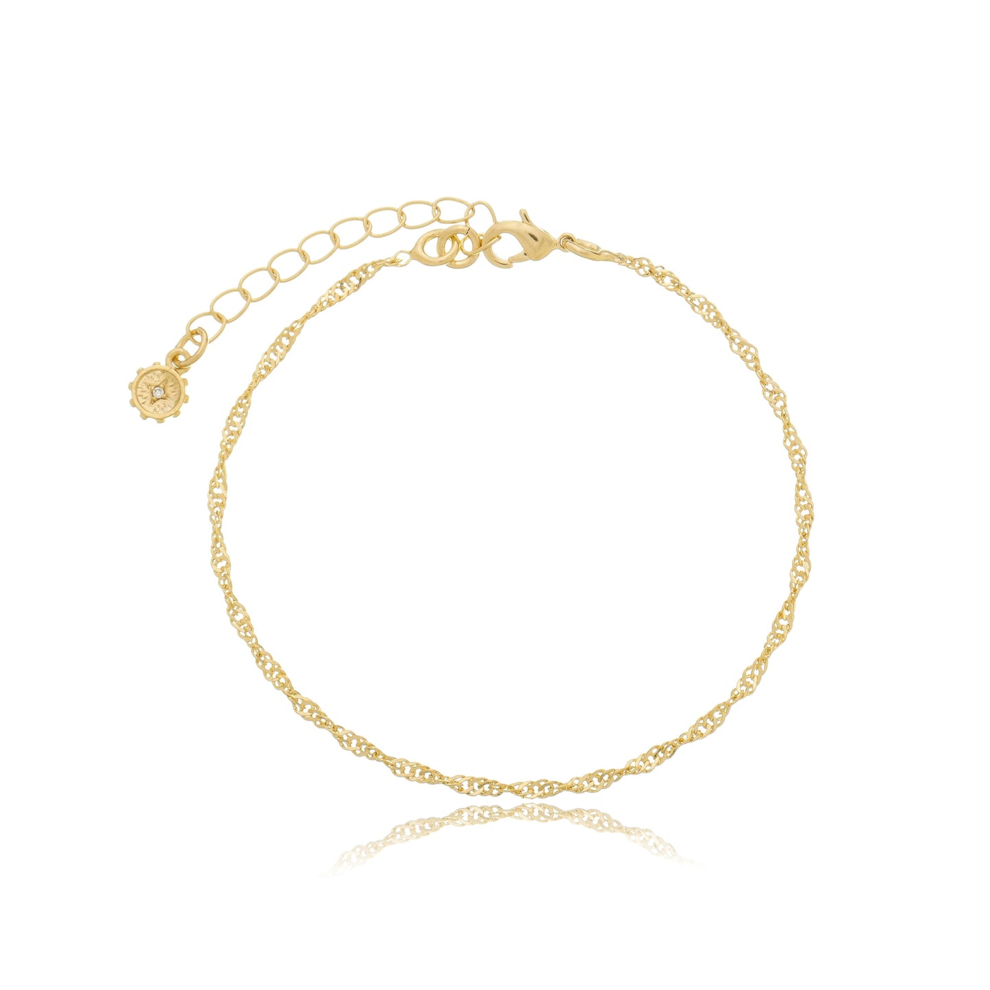 Classic Singapore Chain Gold / 6"