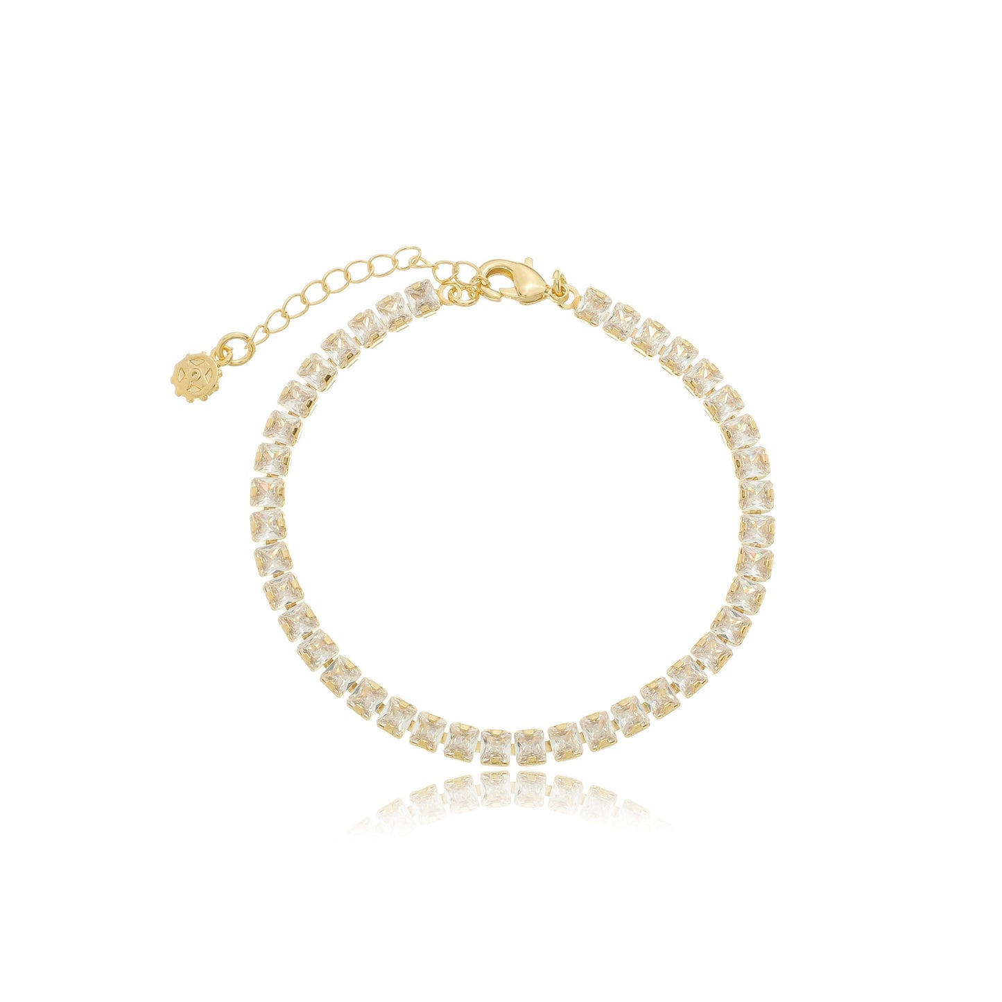 Olivia Tennis Bracelet Gold