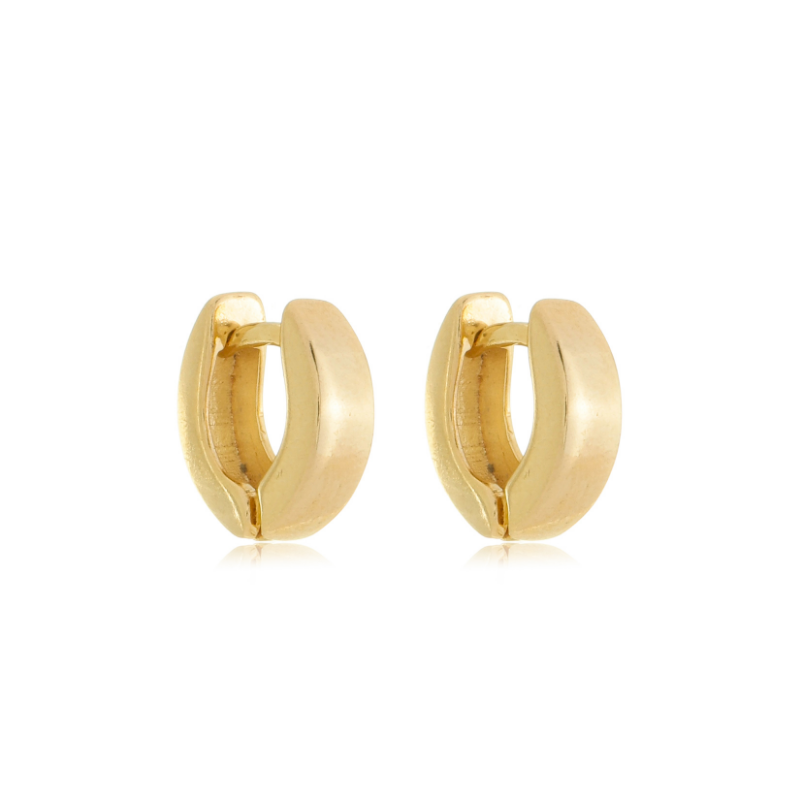 Brazilian Dainty Huggie Gold
