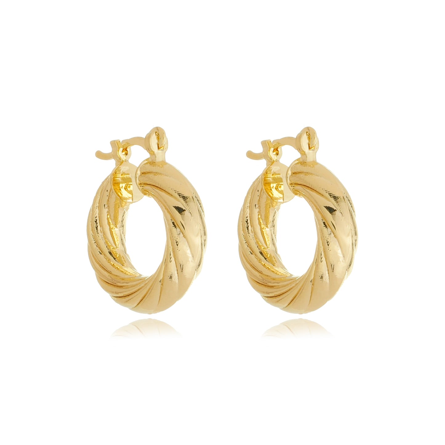Small Bossaglam Hoops Gold