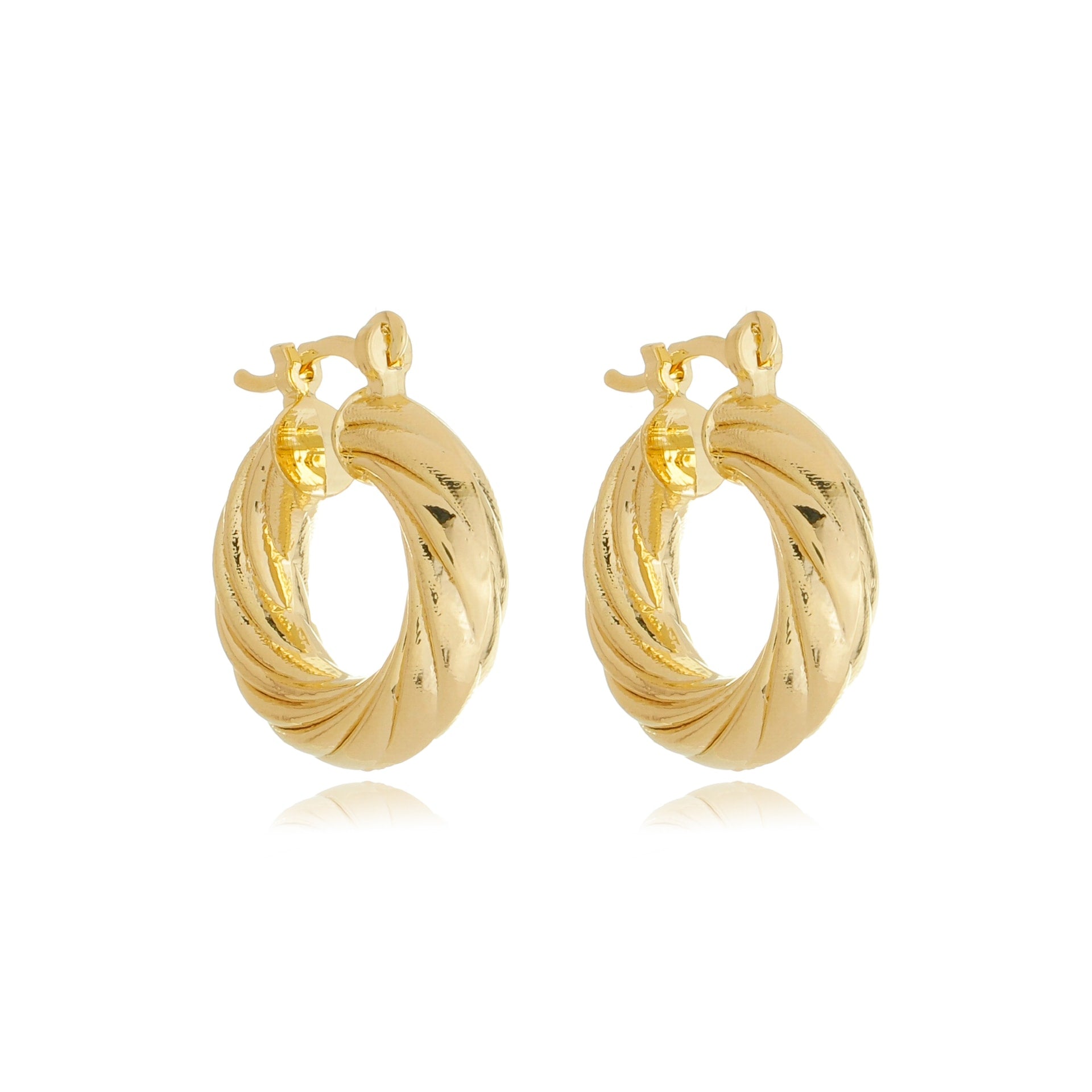 Small Bossaglam Hoops Gold
