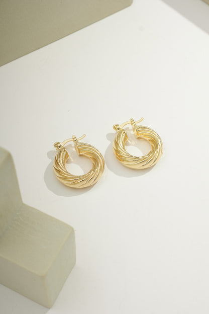 Small Bossaglam Hoops Gold
