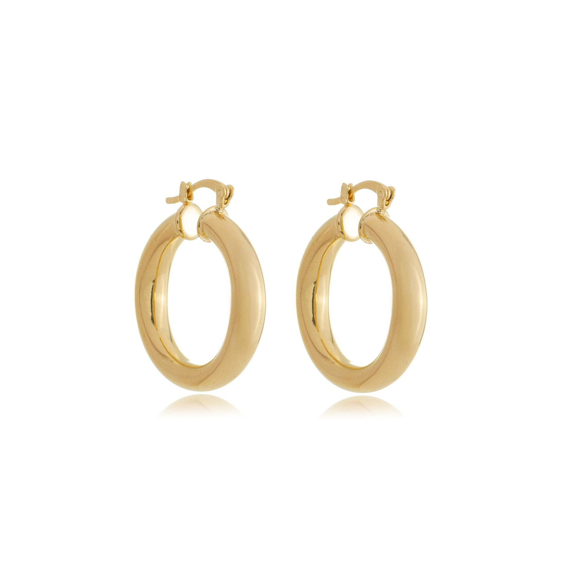 Small Perfect Fit Hoops Gold
