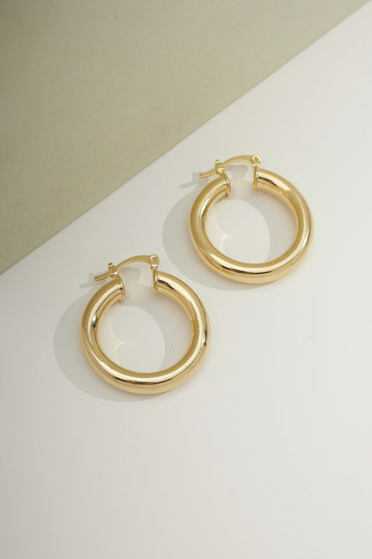 Small Perfect Fit Hoops Gold