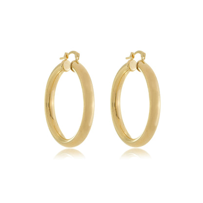 Classic Perfect Fit Hoops Gold