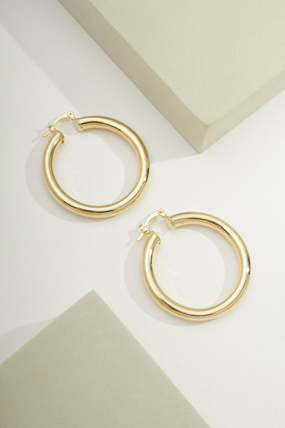 Classic Perfect Fit Hoops Gold