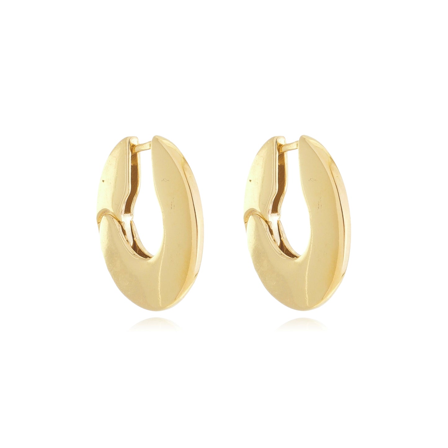 Flat Hoop Earrings