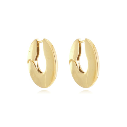 Flat Hoop Earrings
