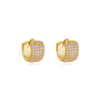 Everyday Pavé Huggies