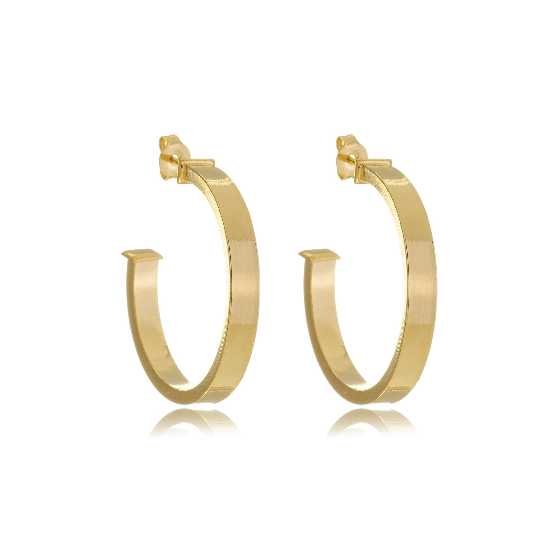 Architectural Hoops Gold