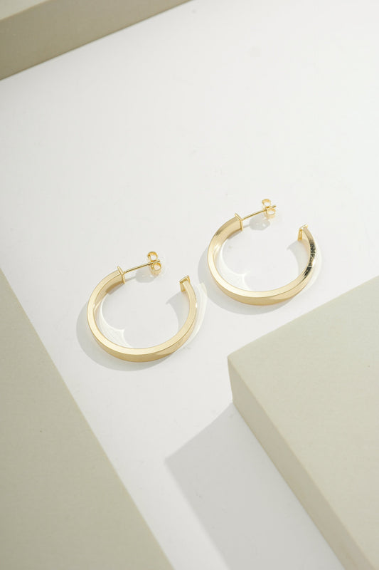 Architectural Hoops Gold