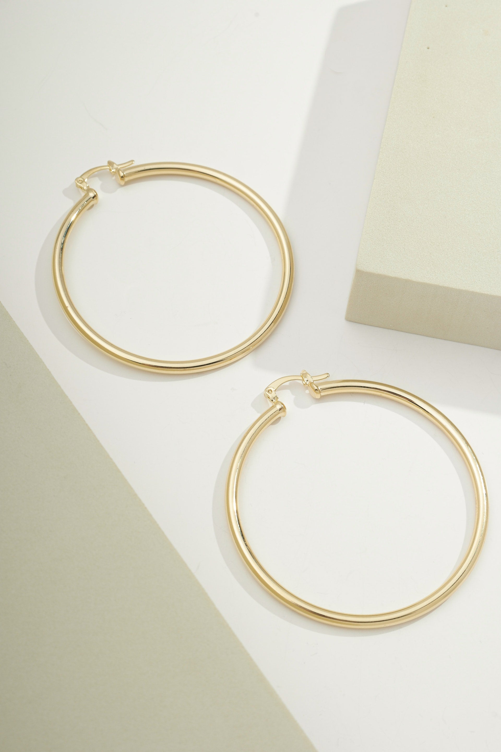 Slim Grandour Hoops Gold