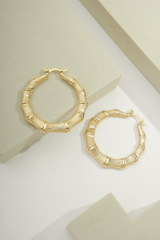 Bamboo Hoops Gold