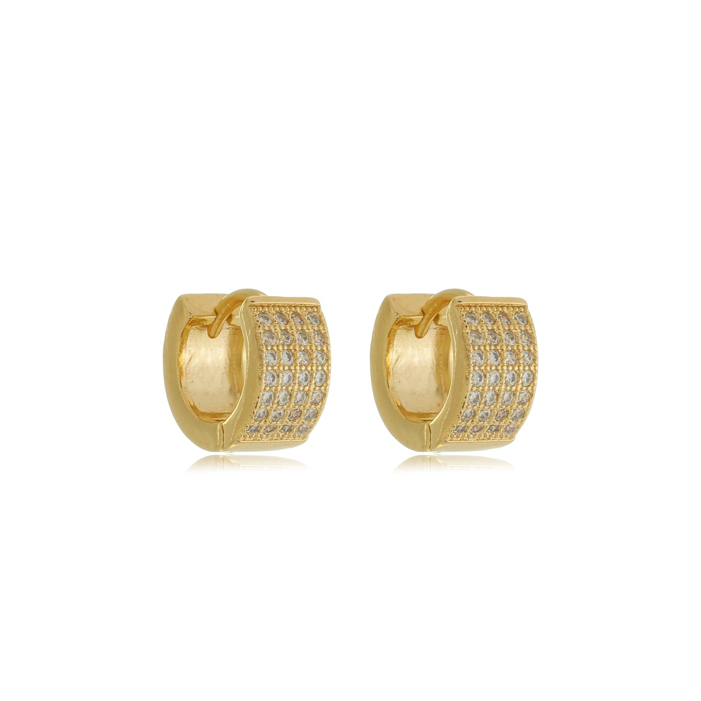 Petite Sparkle Huggies Gold