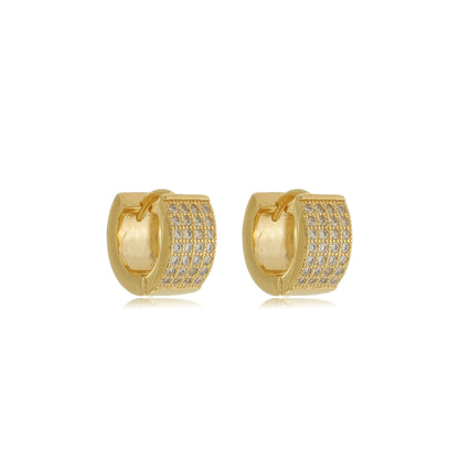 Petite Sparkle Huggies Gold