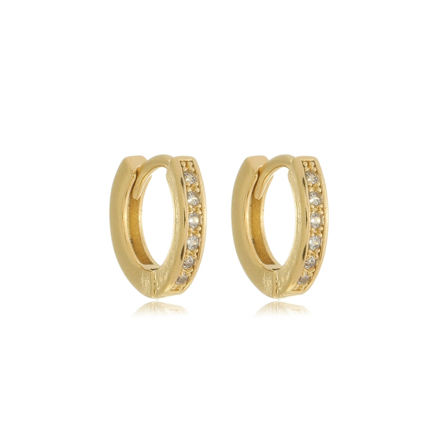 Dainty Sparkle Huggies Gold