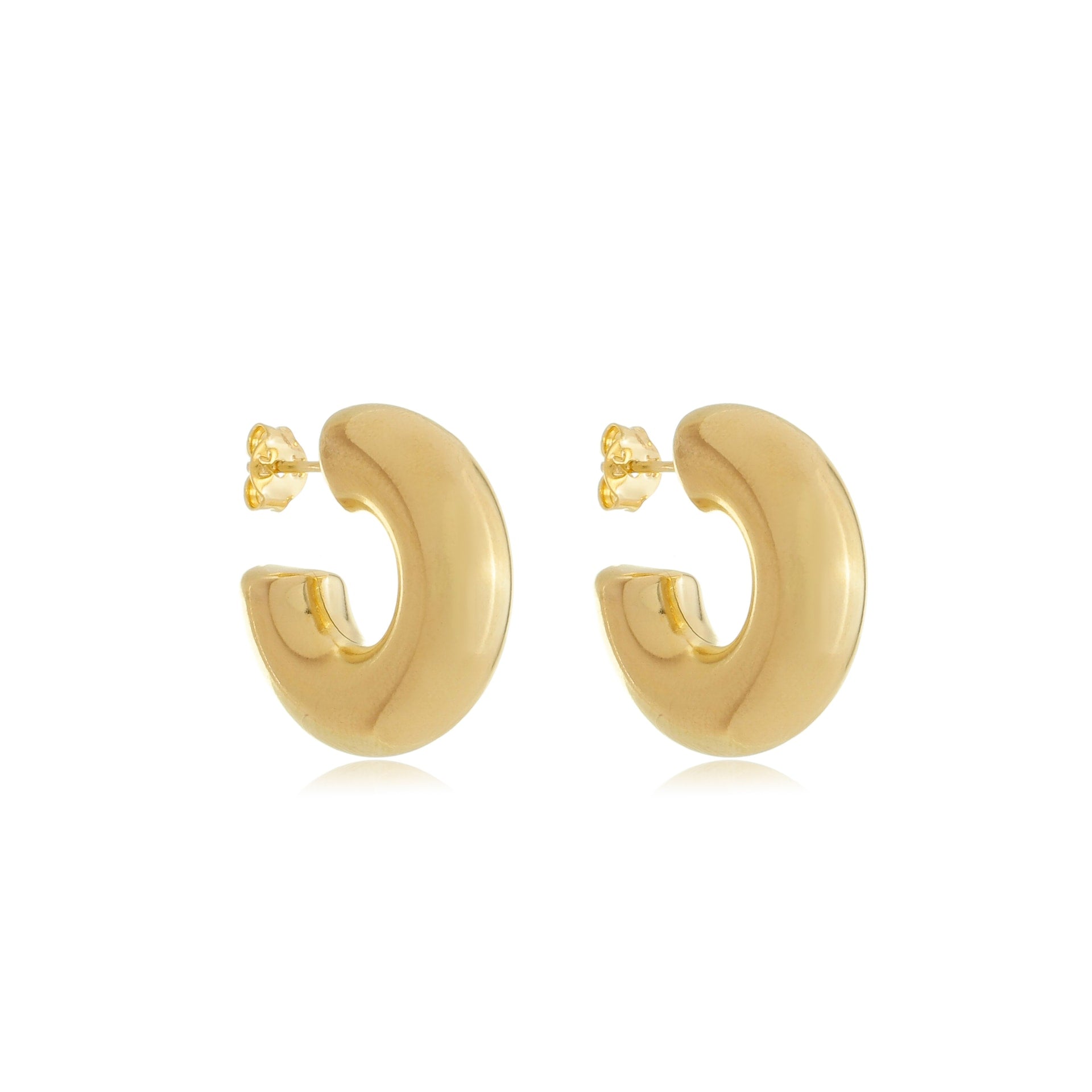 Bold Horizon Hoop Gold