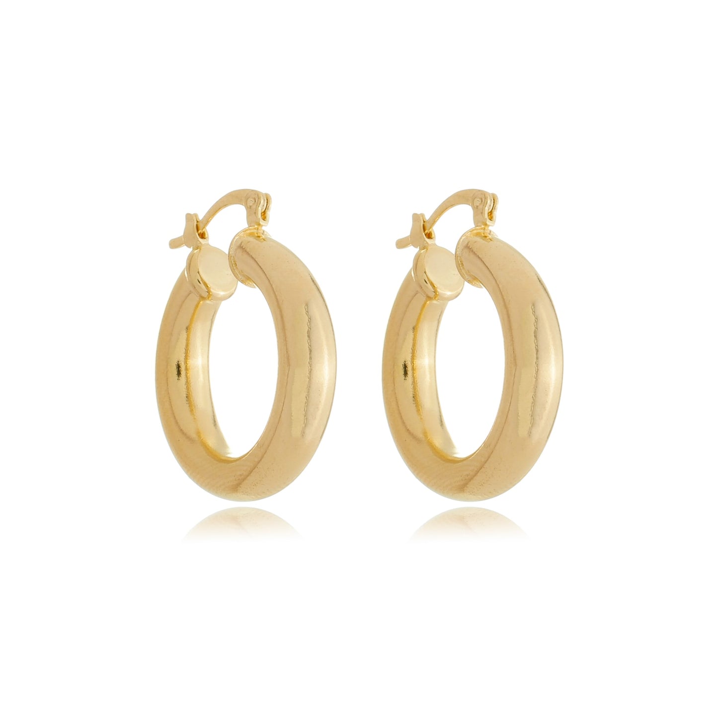 Bold Modern Hoops Gold