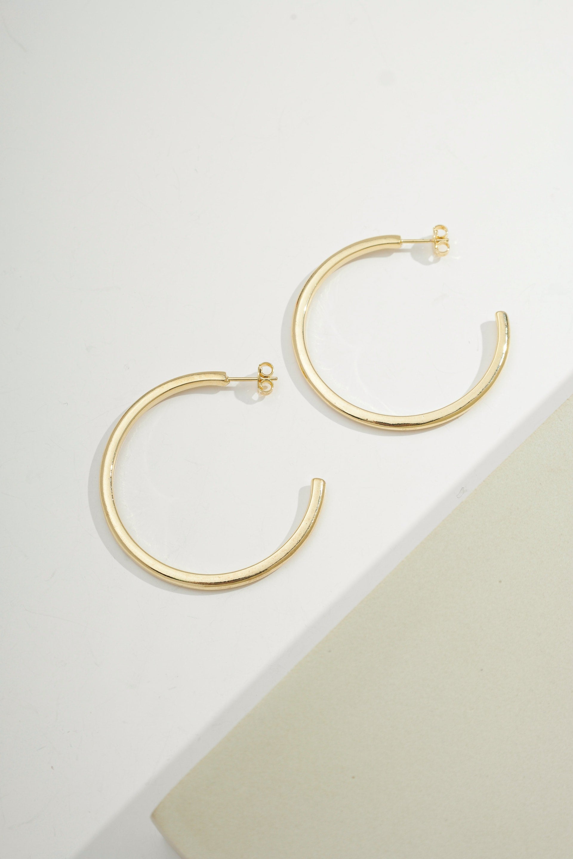 Fine Line Hoops Gold