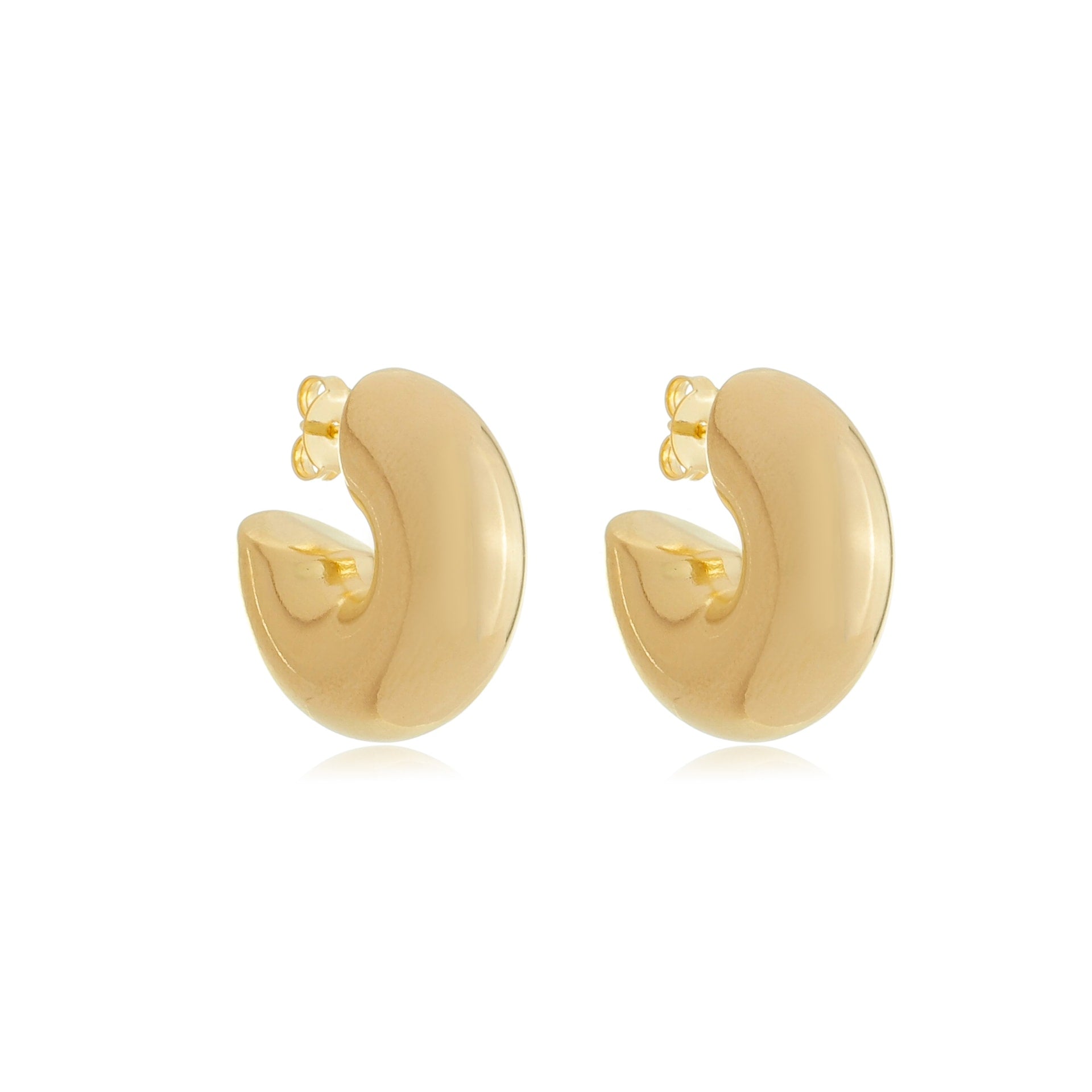 Petite Modern Hoop Gold