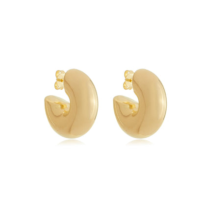 Petite Modern Hoop Gold