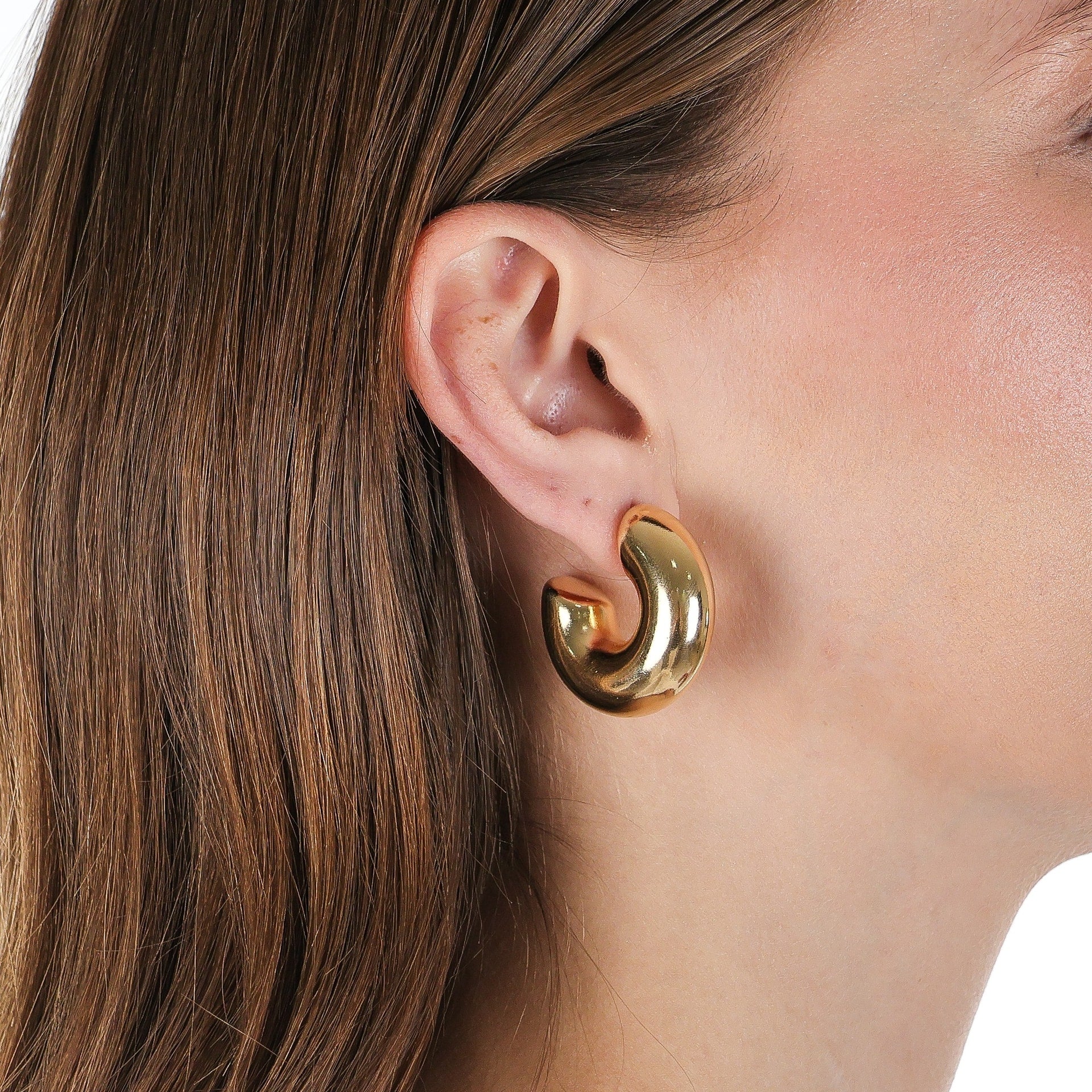 Modern Hoop Gold