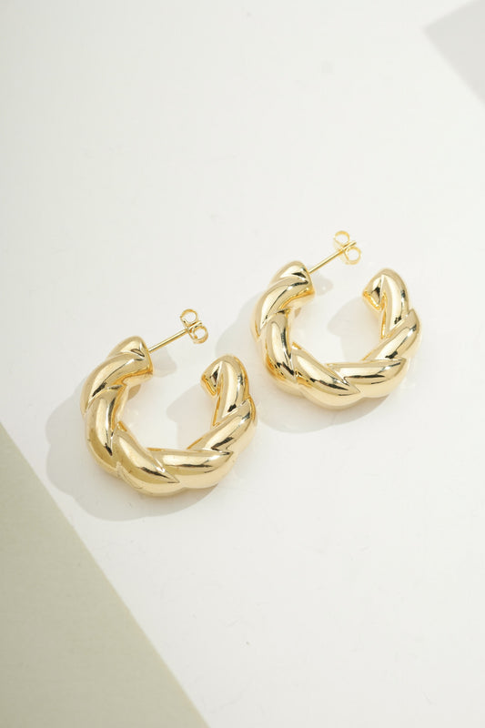 Small Bold Mariner Hoops Gold