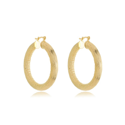 Tropicalia Groove Hoops Gold
