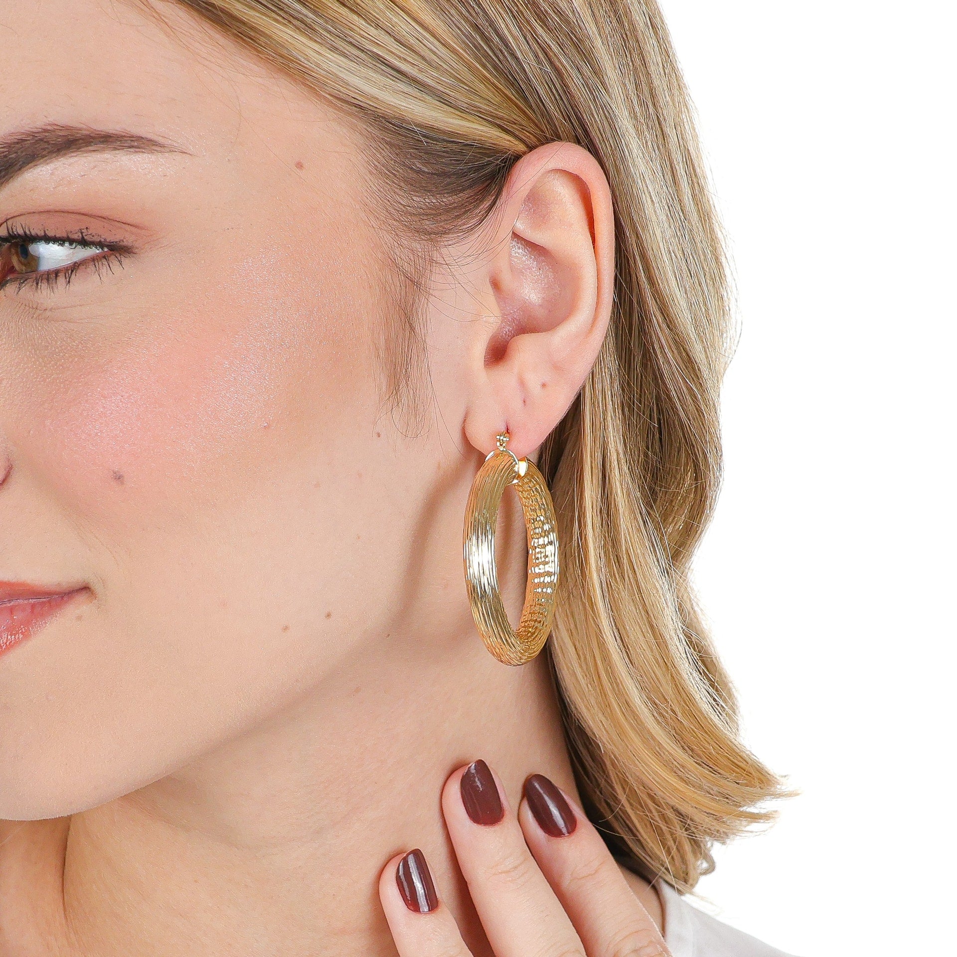 Tropicalia Groove Hoops Gold