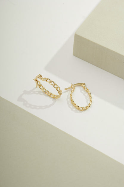 Loop Link Hoops Gold