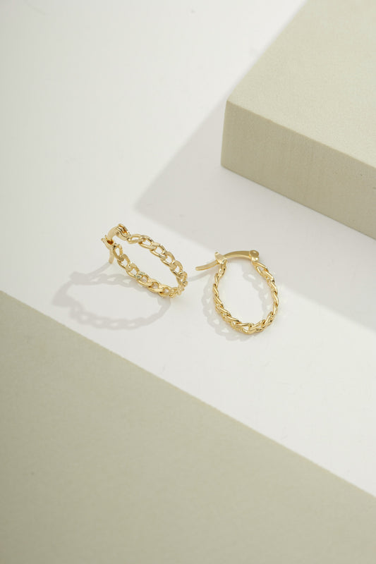 Loop Link Hoops Gold