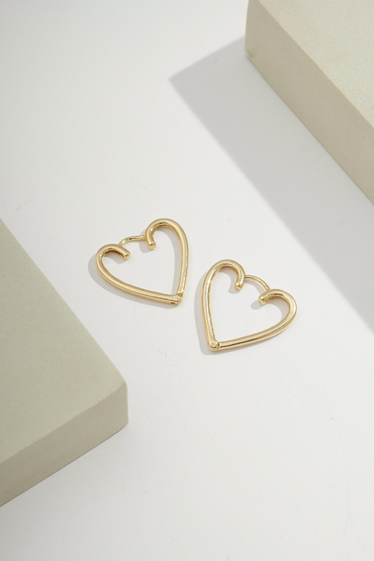 Heart Hoops Gold
