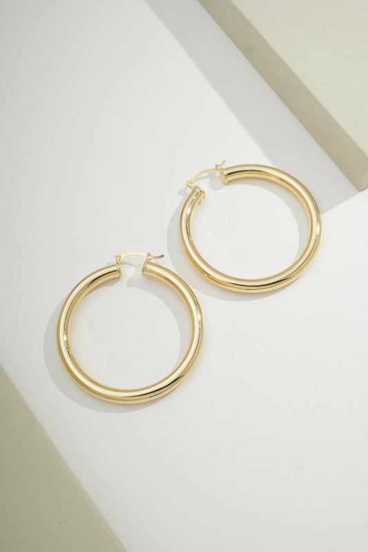 Maxi Chunky Hoops Gold