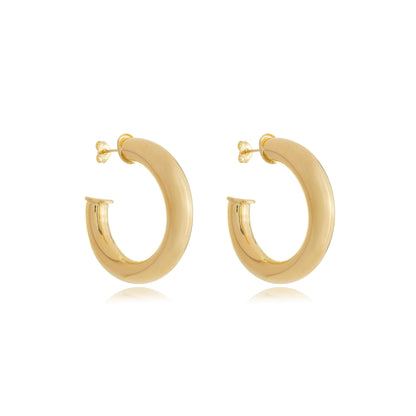 Chunky Open Hoops Gold