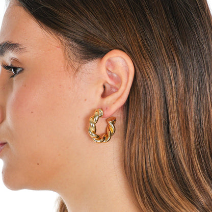 Bossa Go-To Hoops Gold