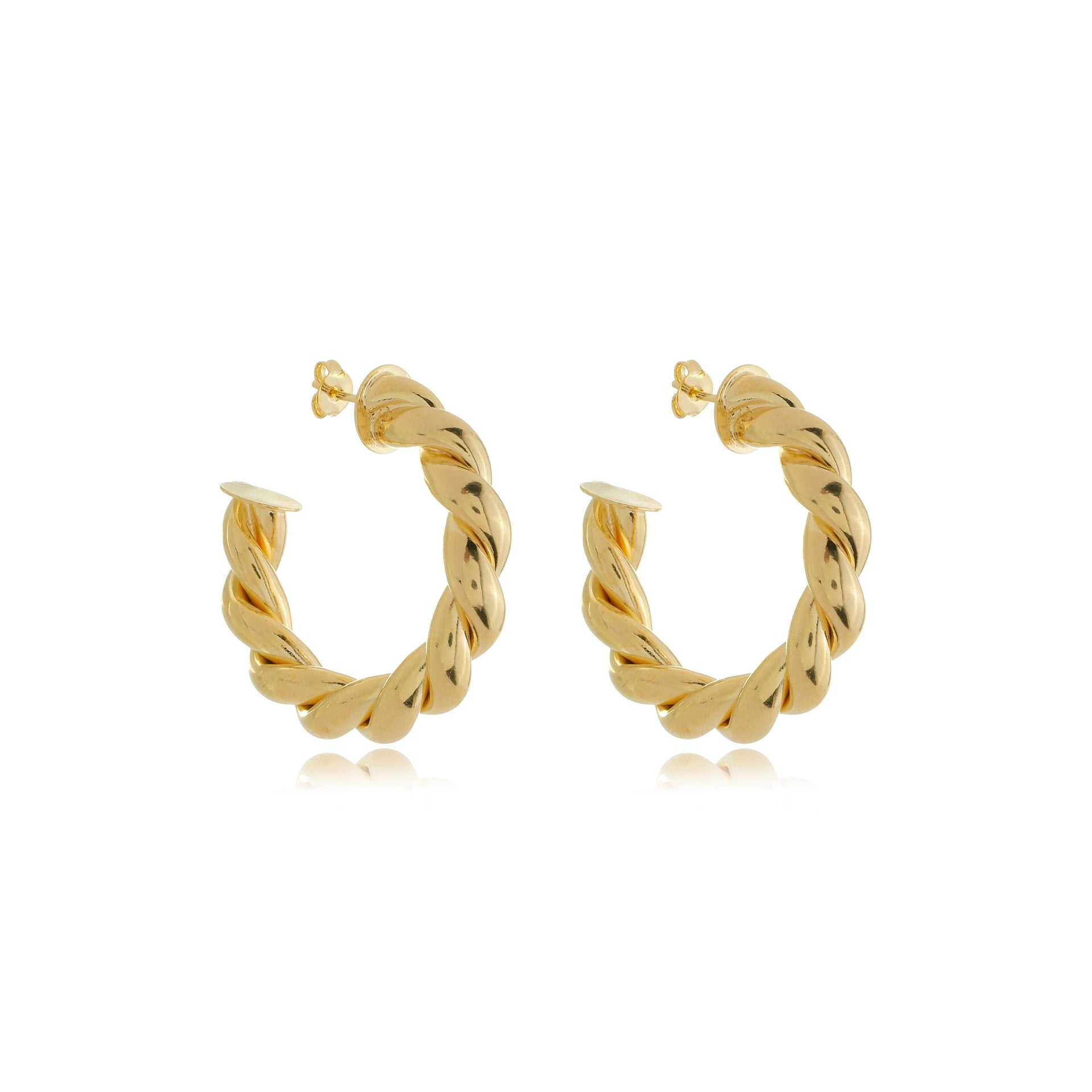 Bold Bossa Nova Hoops Gold