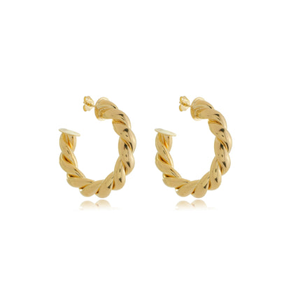 Bold Bossa Nova Hoops Gold