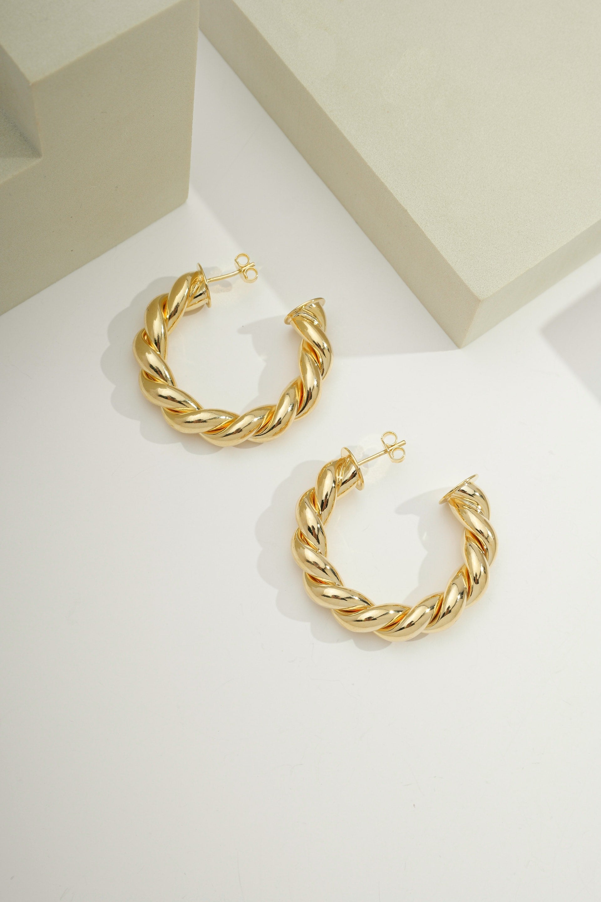 Bold Bossa Nova Hoops Gold